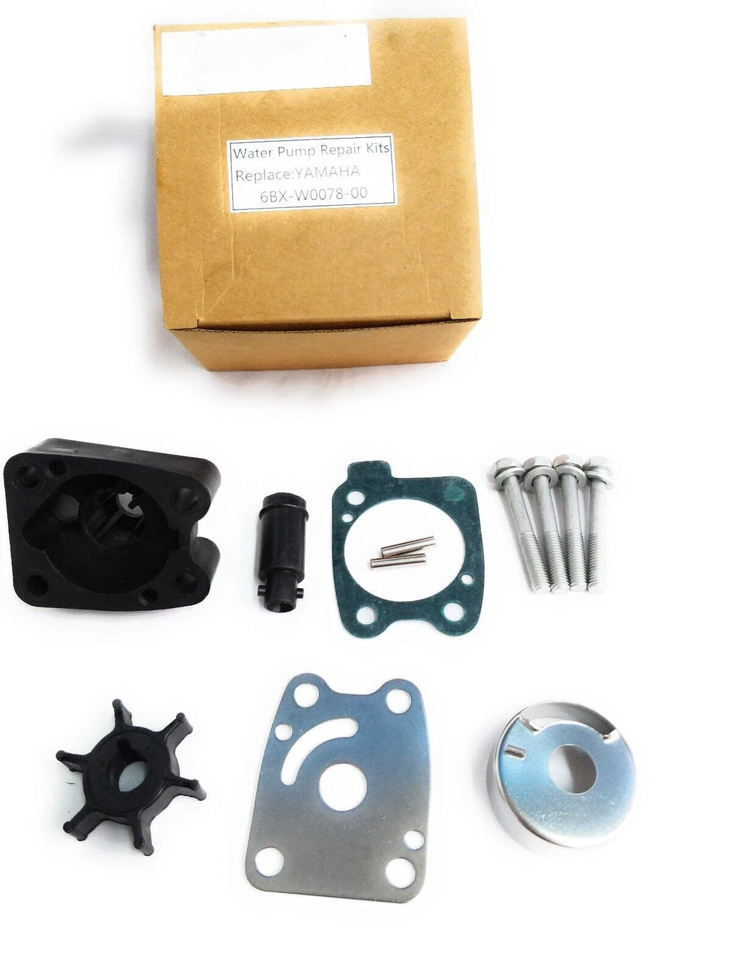 Water Pump Repair Kit for Yamaha F4B F5A F6C (2010–Present) 6EE-W0078-01