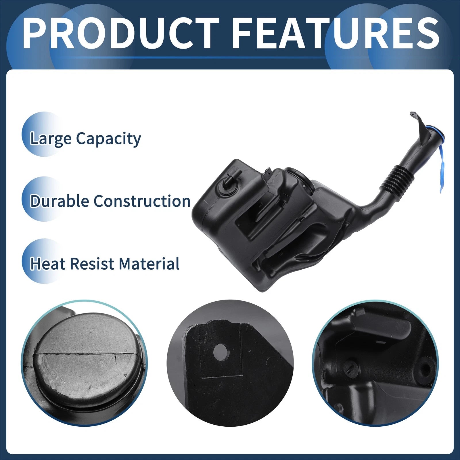 Windshield Washer Reservoir with Cap No.A2048690920 for Mercedes-Benz GLK250 (2013–2015)