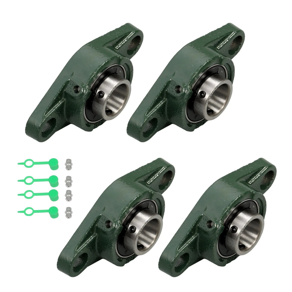 Set of 4 Pillow Block Flange Bearings for UCFL205-16 (1" Bore, 2 Bolt)