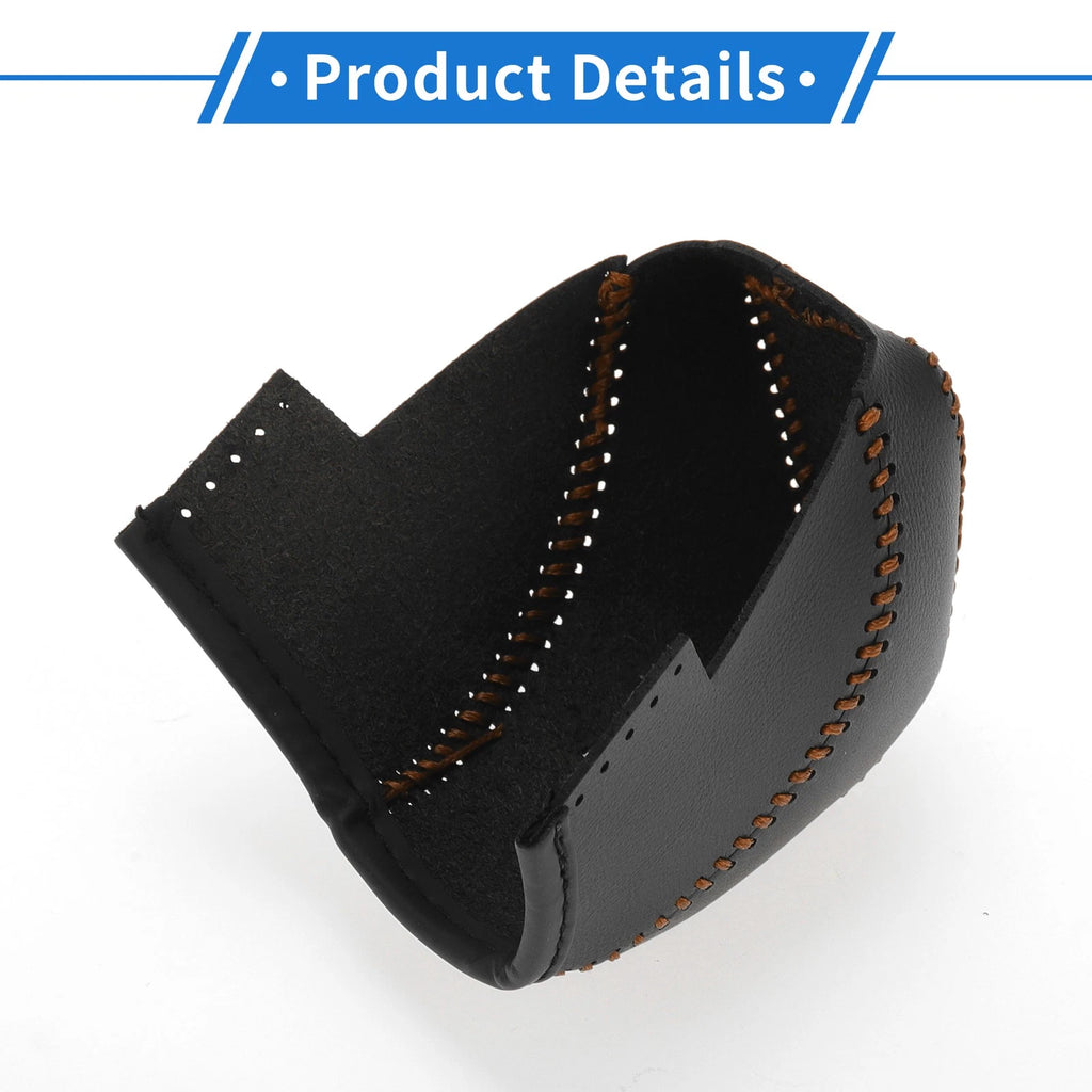 Set of 1 Gear Shift Knob Cover for Subaru Impreza  Black Brown Faux Leather