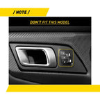 Carbon Fiber Interior Door Handle Trim Cover for Ford Mustang (2015–2019)