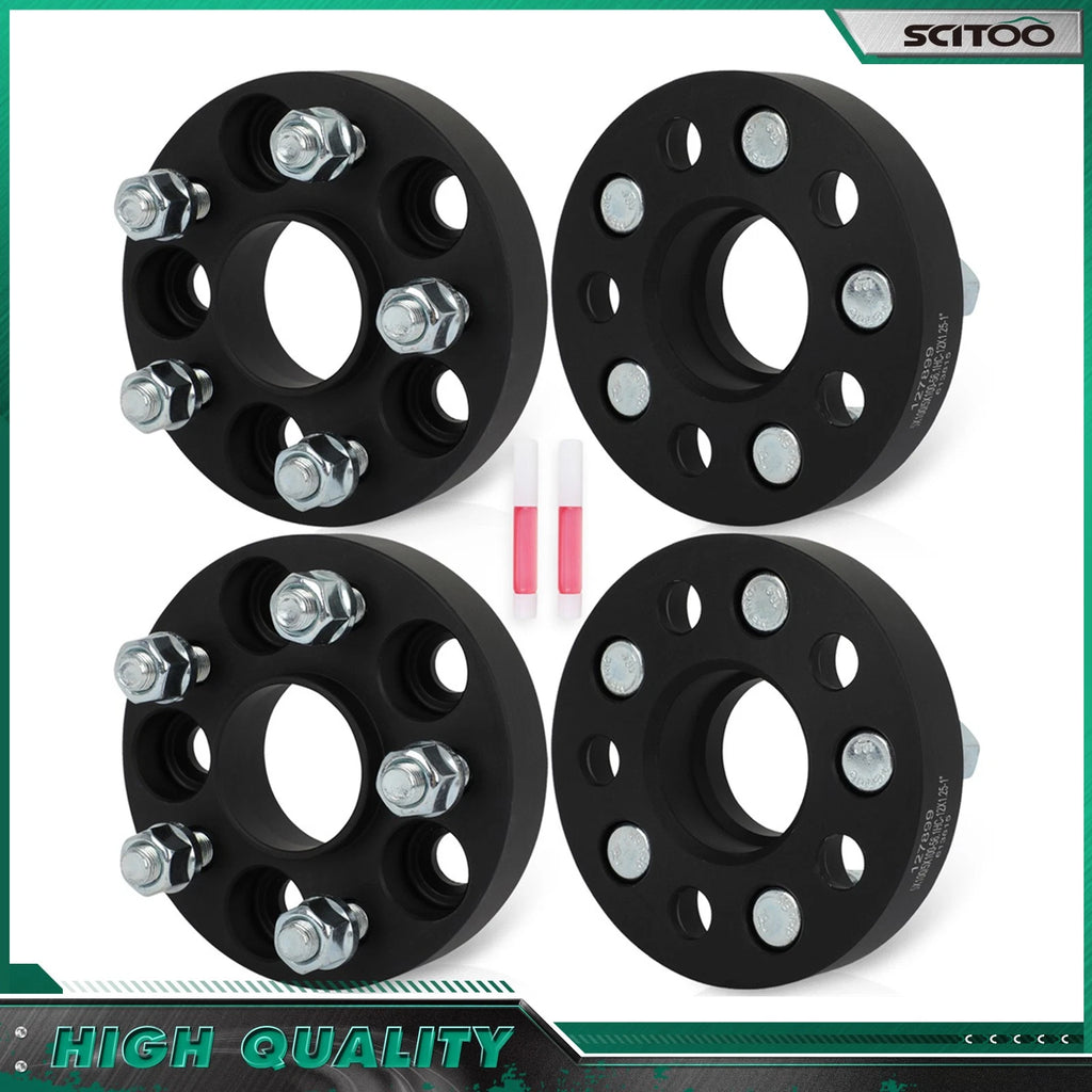 4X 1" Hub Centric Wheel Spacers 5x100 12x1.25 for Subaru Impreza (1993–2022)