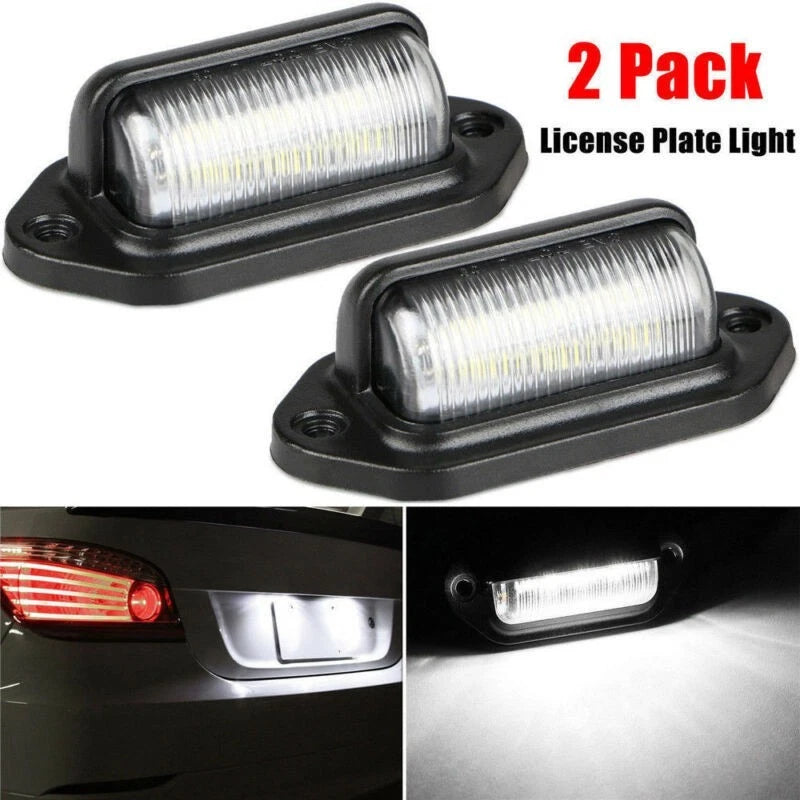 6 LED License Plate Light for Car Boat Truck Trailer (10-30V)