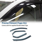Set of 4 Window Deflectors for Honda Fit Sedan (2007–2008)