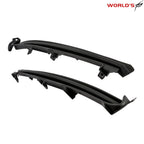 Fog Light Covers for Mazda CX-9 (2016–2023) Black Plastic