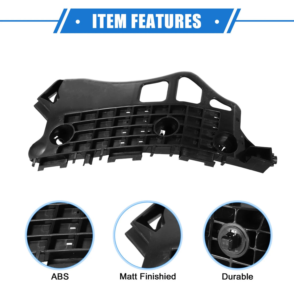 Front Right Side Bumper Mounting Bracket for Toyota C-HR (2018–2022) Black