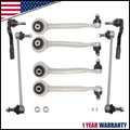 8x Front Control Arm w/Ball Joint Sway Bar Link for Mercedes-Benz C300 C350 (2008–2015)
