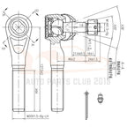 Set of 6 Ball Joints & Tie Rod Ends for Ford F-150 (1987–1996)
