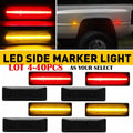 Set of 4 Smoke Lens Side Marker Light Assembly for Dodge Ram 1500 2500 3500 (1994–2002)
