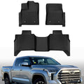 Set of 4 All Weather TPE Floor Mats for Toyota Tundra CrewMax (2022–2025)