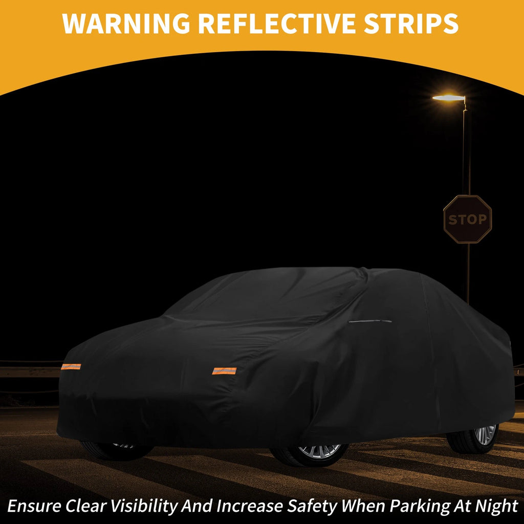 Waterproof Car Cover for Toyota Camry (210D-PU, Black)