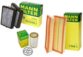 Mann Oil Air Carbon Cabin Filter Service Kit for Mercedes W204 A209 (2007–2015)