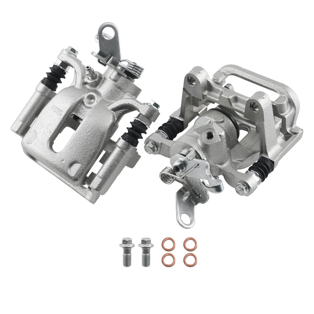 Set of 2 Rear Disc Brake Calipers for Volkswagen Golf SportWagen (2015–2018) 19B7273