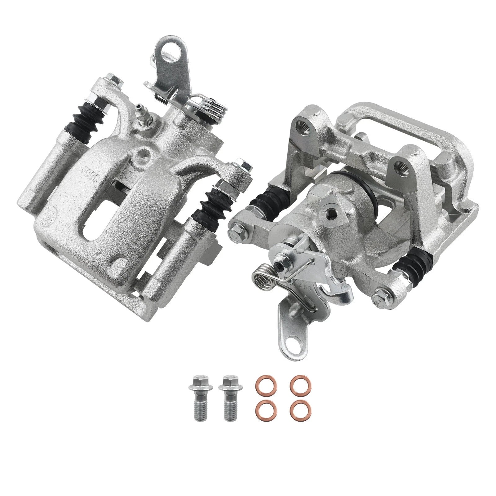Set of 2 Rear Disc Brake Calipers for Volkswagen Golf SportWagen (2015–2018) 19B7273