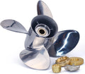 Stainless Steel Propeller for Mercury 40-140HP (15 Tooth, 4 Blades)