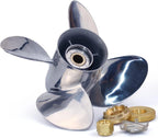 Stainless Steel Propeller for Mercury 40-140HP (15 Tooth, 4 Blades)