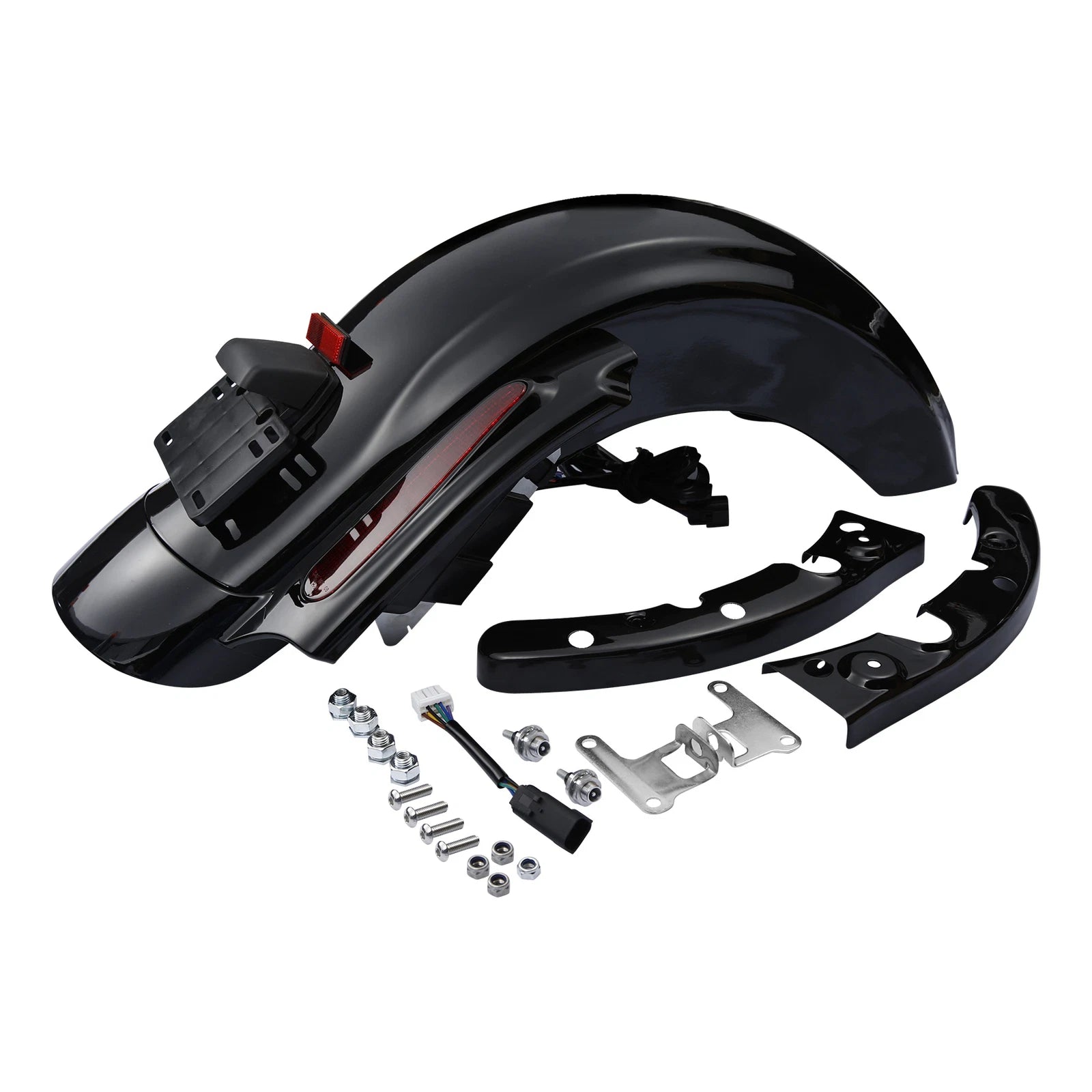 Rear Fender LED Light System for Harley CVO Street Road King Glide (2009–2013)