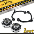 Set of 4 Front Wheel Bearing Control Arm Ball Joint Kit for Dodge Ram 