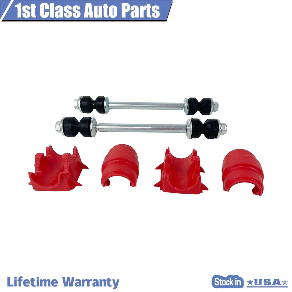 Set of 4 Front Sway Bar Links & Bushings for Ford Explorer (2006-2010)