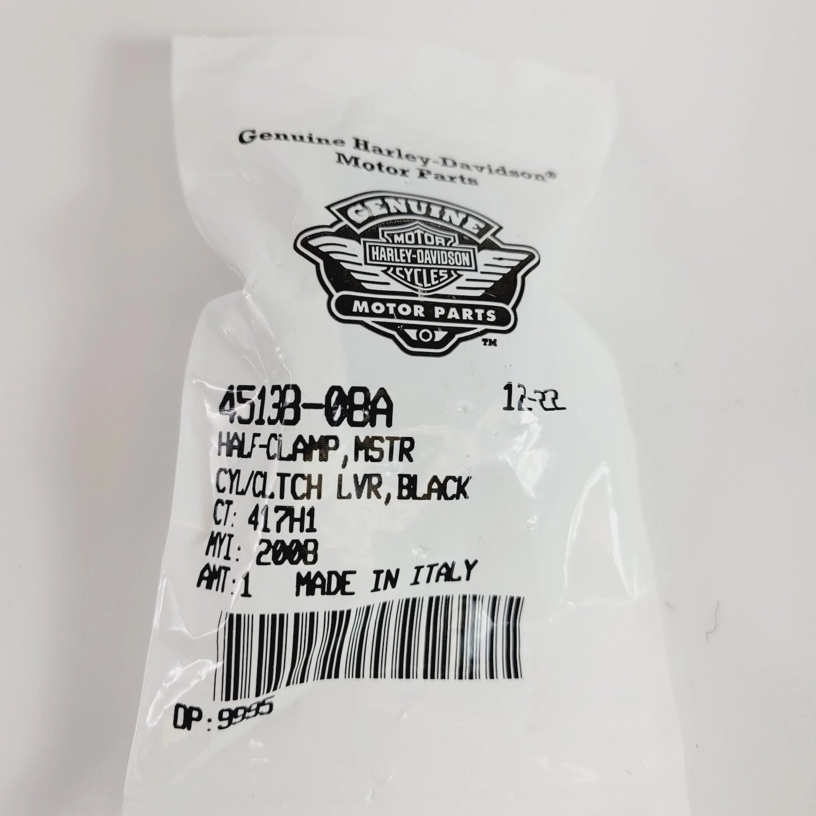 Clutch and Brake Half Clamp for Harley-Davidson (2008) 45138-08A