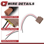 Set of 1 Turn Signal Light Socket Wiring for Ford (No.ZFC02280UA)