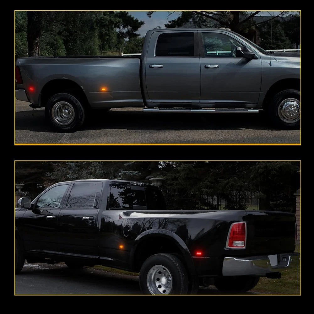 LED Fender Side Marker Lights for Dodge RAM 2500 3500 Dually (2010–2018)