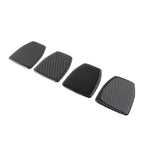 4 x Interior Door Handle Bowl Cover Trim for Jeep Wrangler JL (2018-2021)
