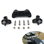 7" Handlebar Risers Top Clamp for Harley Dyna Softail Street Bob Sportster (2006-2023)