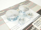 Set of 2 Chrome Top Shock Nut Covers for Harley Dyna (1991–2005)