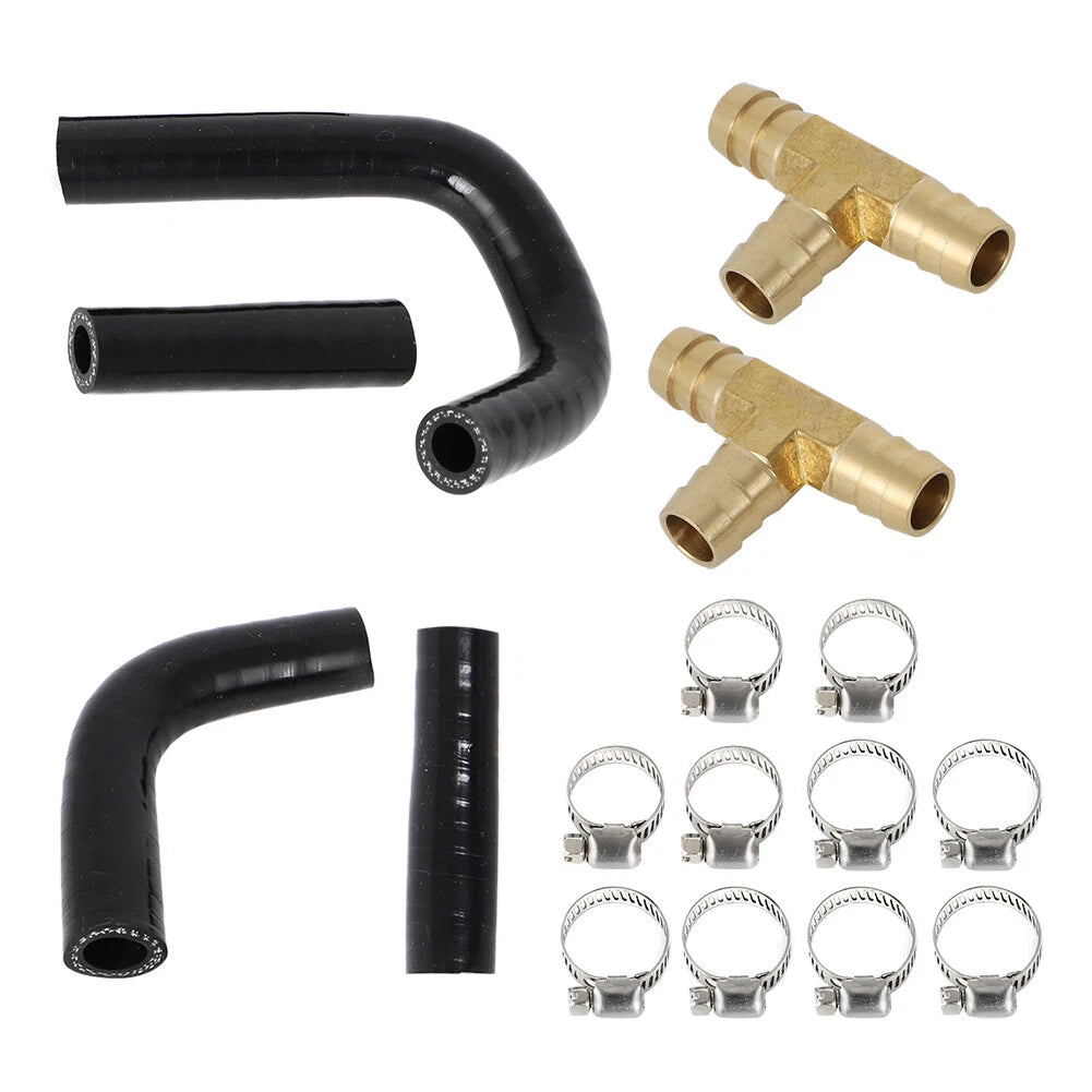 Turbo Coolant Line Repair Hose Kit for BMW S63 X5 X6 X5M X6M (E70–E71)