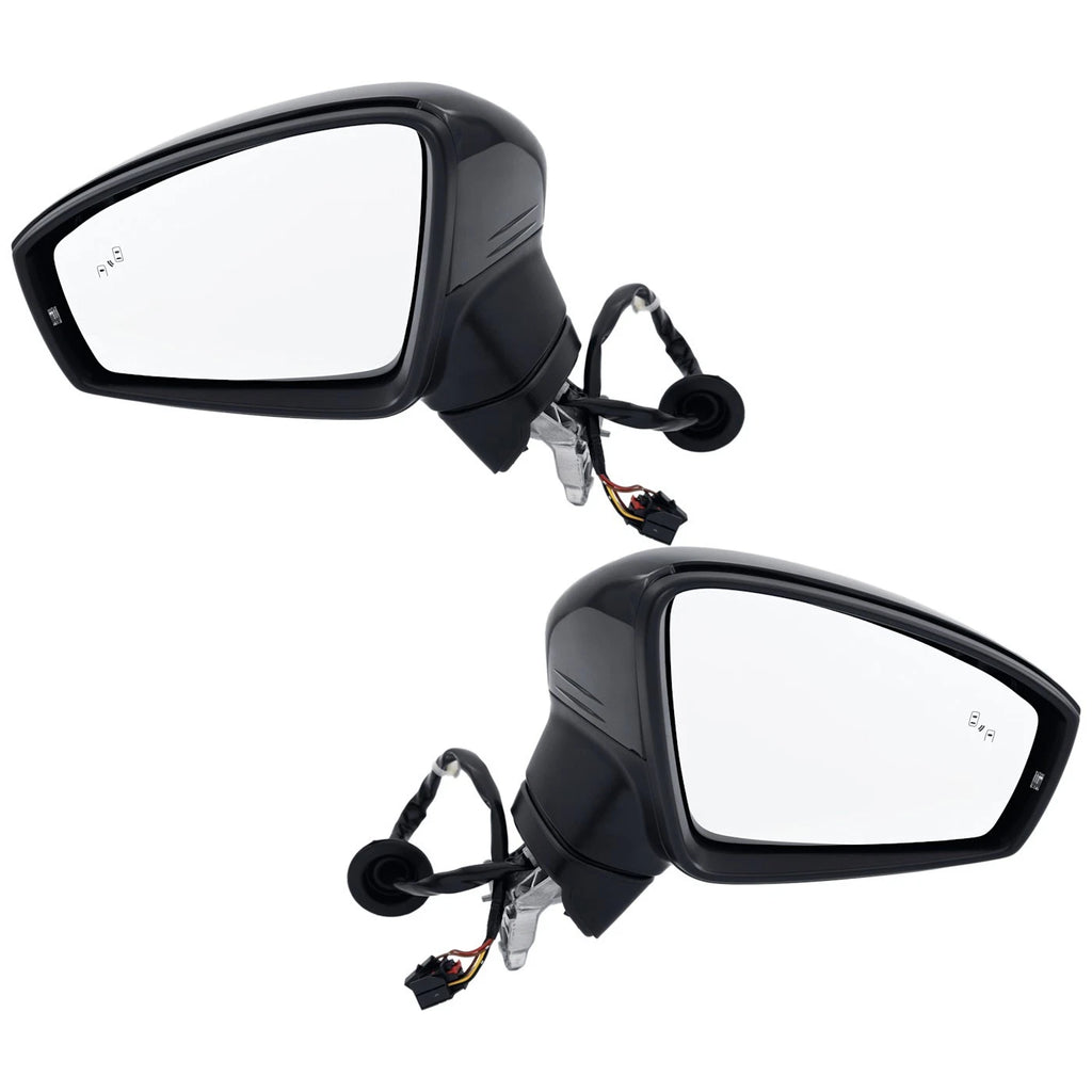 Set of 2 Heated Mirrors for VW Tiguan