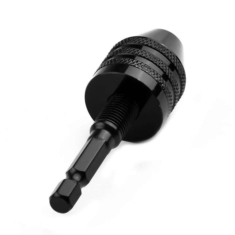 1/4 Keyless Chuck Conversion Adapter for Drill Bit Quick Change Driver