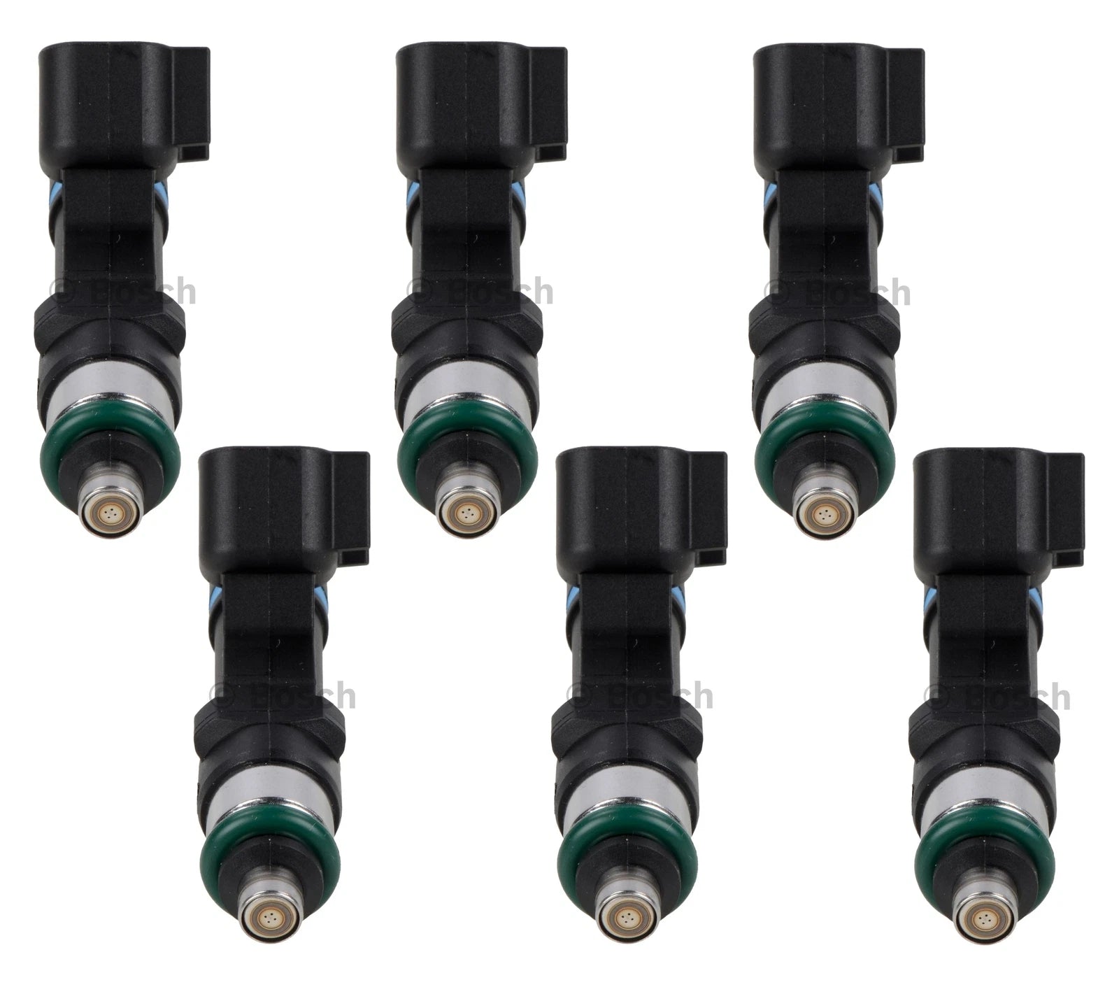 Set of 6 Bosch Fuel Injectors for Dodge Ram Jeep Mitsubishi 3.7L V6 (2002–2010)