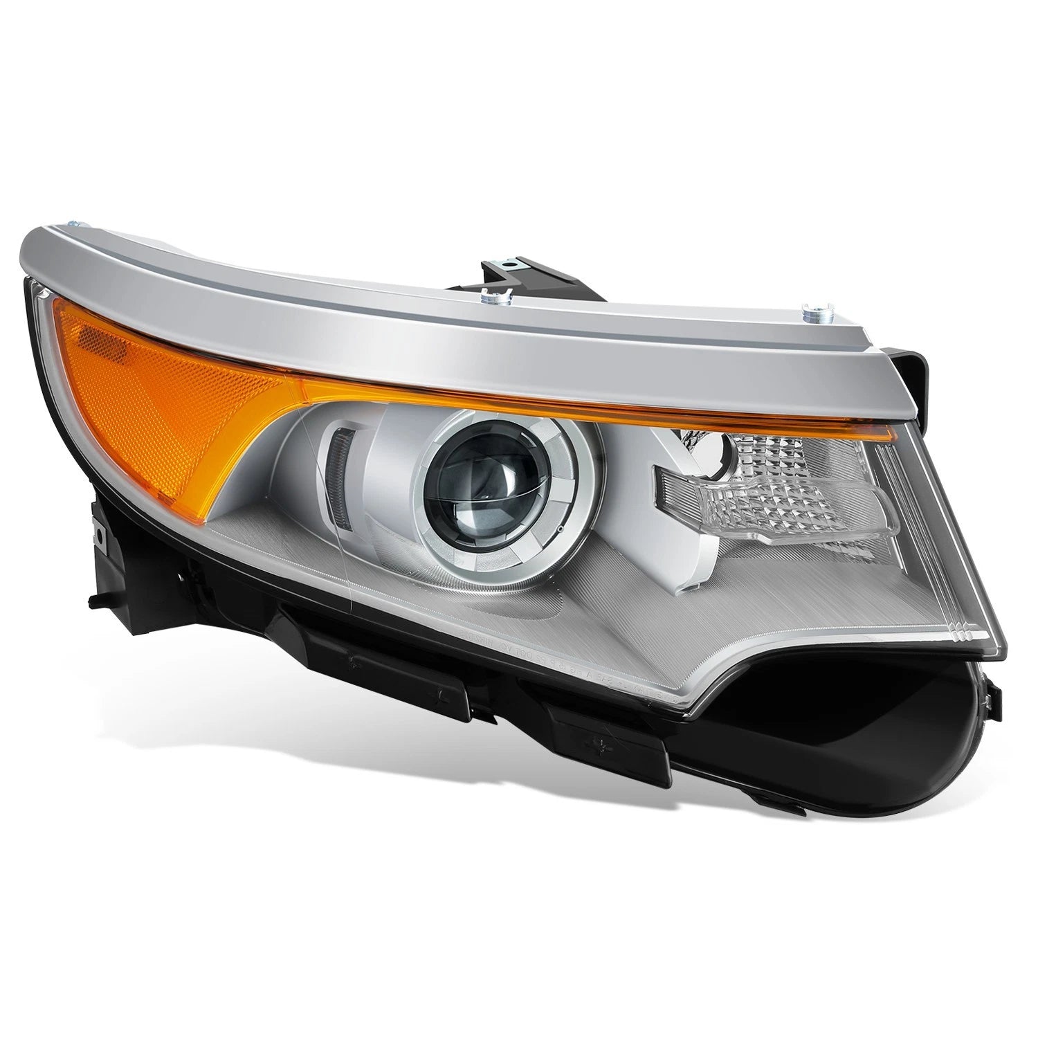 OE Style Chrome Amber Projector Headlight for Ford Edge (2011–2014)