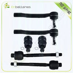 6pc Front Steering Tie Rod End for Acura MDX, Honda Pilot (2001–2005)