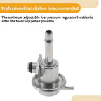Fuel Pressure Regulator for Nissan Sentra (1991–1994) No. 22670-38U00 Metal 20-70 Psi