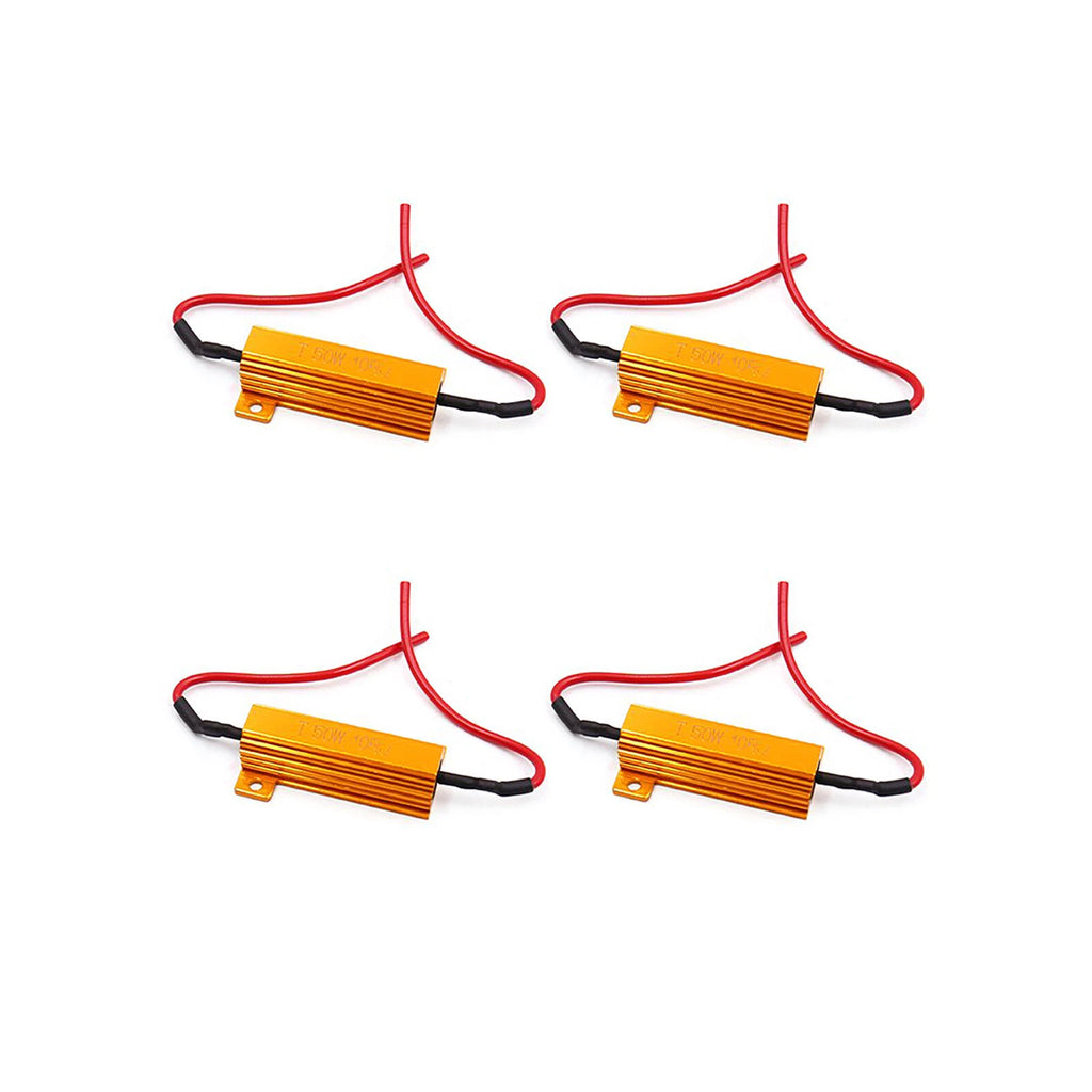 4x 50W 6-Ohm Load Resistors Relay for Flash Turn Signal Blinker LED (2010-2020)