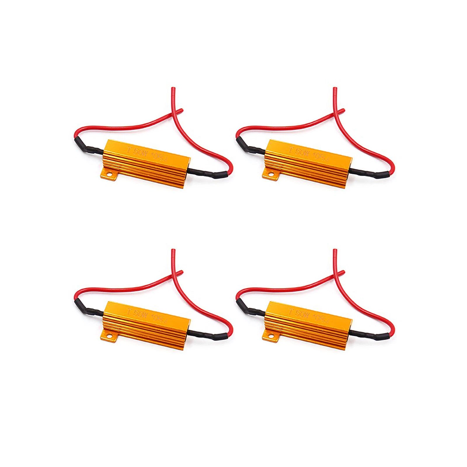 4x 50W 6-Ohm Load Resistors Relay for Flash Turn Signal Blinker LED (2010-2020)