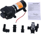 12V 40 PSI 4.5 GPM Diaphragm Pump for Marine Boat RV (Marine)