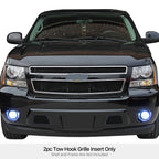 Tow Hook Grille Insert for Chevy Tahoe (2007-2014) Stainless Black Mesh