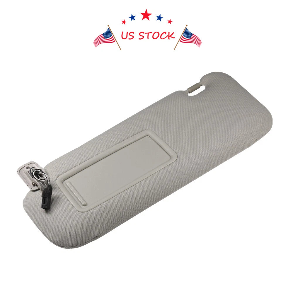 Left Driver Side Front Sun Visor for Mazda CX-9 (2010-2015) Gray