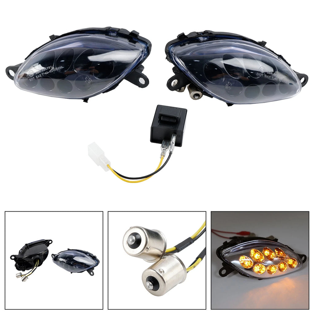 Front Turn Signal Blinker Lights for Suzuki Hayabusa 1300 (1999–2007)