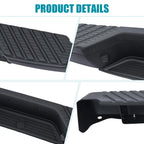 Black Steel Rear Bumper for Nissan Frontier (1998–2004)