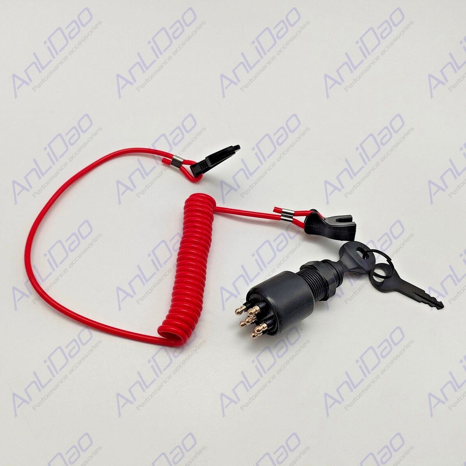 Ignition Switch & Lanyard for Johnson OMC Evinrude (1996–Present) 5005801 175974
