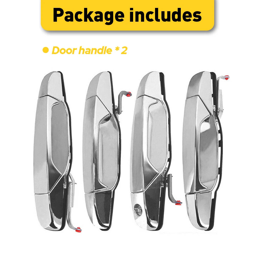 Chrome Door Handle Set for 2007-2013 Chevy Silverado GMC Yukon