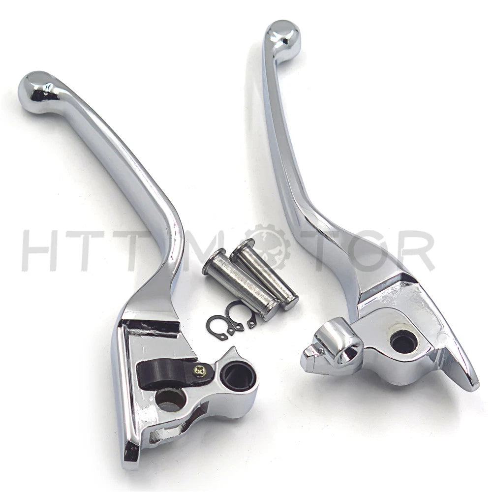 Brake Clutch Hand Levers for Harley Touring (2008–2013, 2014-later FLHR FLHRC) Chrome