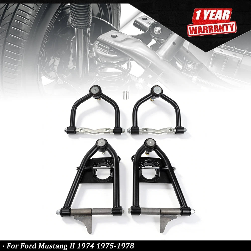 Set of 4 Control Arms for Ford Mustang II (1974â1978)