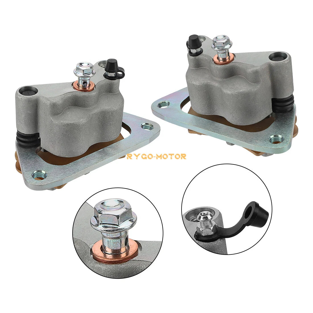 Front Left Right Brake Calipers for Polaris RZR 570/RZR S 570/RZR 800/RZR S 800 (2011–2019)