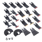 25PCS Titanium Oscillating Tool Blades for Universal Use