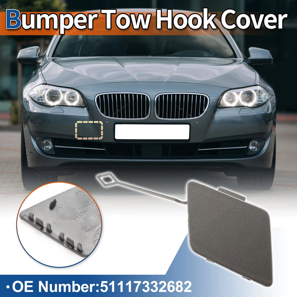 Tow Hook Cover Cap for BMW (2011–2017) No. 51117332682 Bronze Metallic